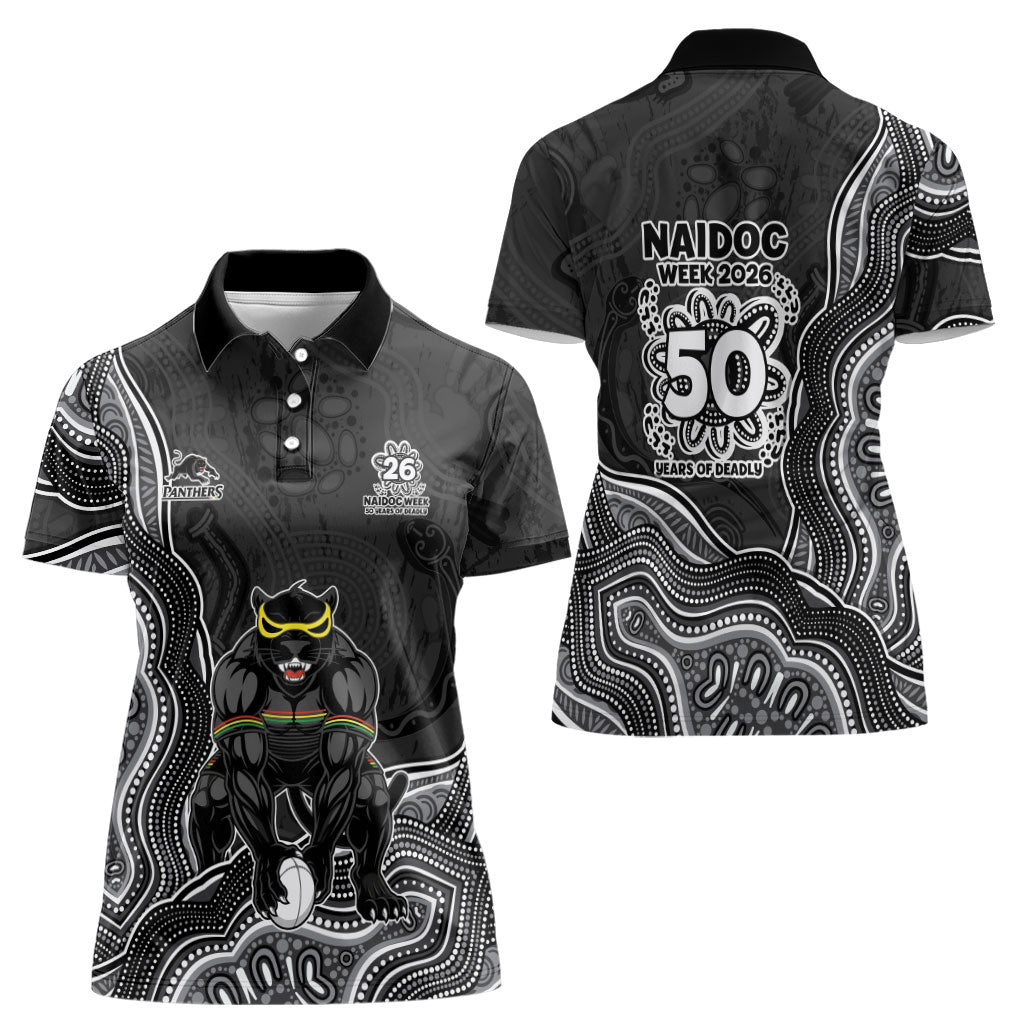 Penrith Panthers NAIDOC Week 2026 Women Polo Shirt First Nations of Australia Aboriginal Mascot Rugby