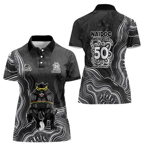 Penrith Panthers NAIDOC Week 2026 Women Polo Shirt First Nations of Australia Aboriginal Mascot Rugby