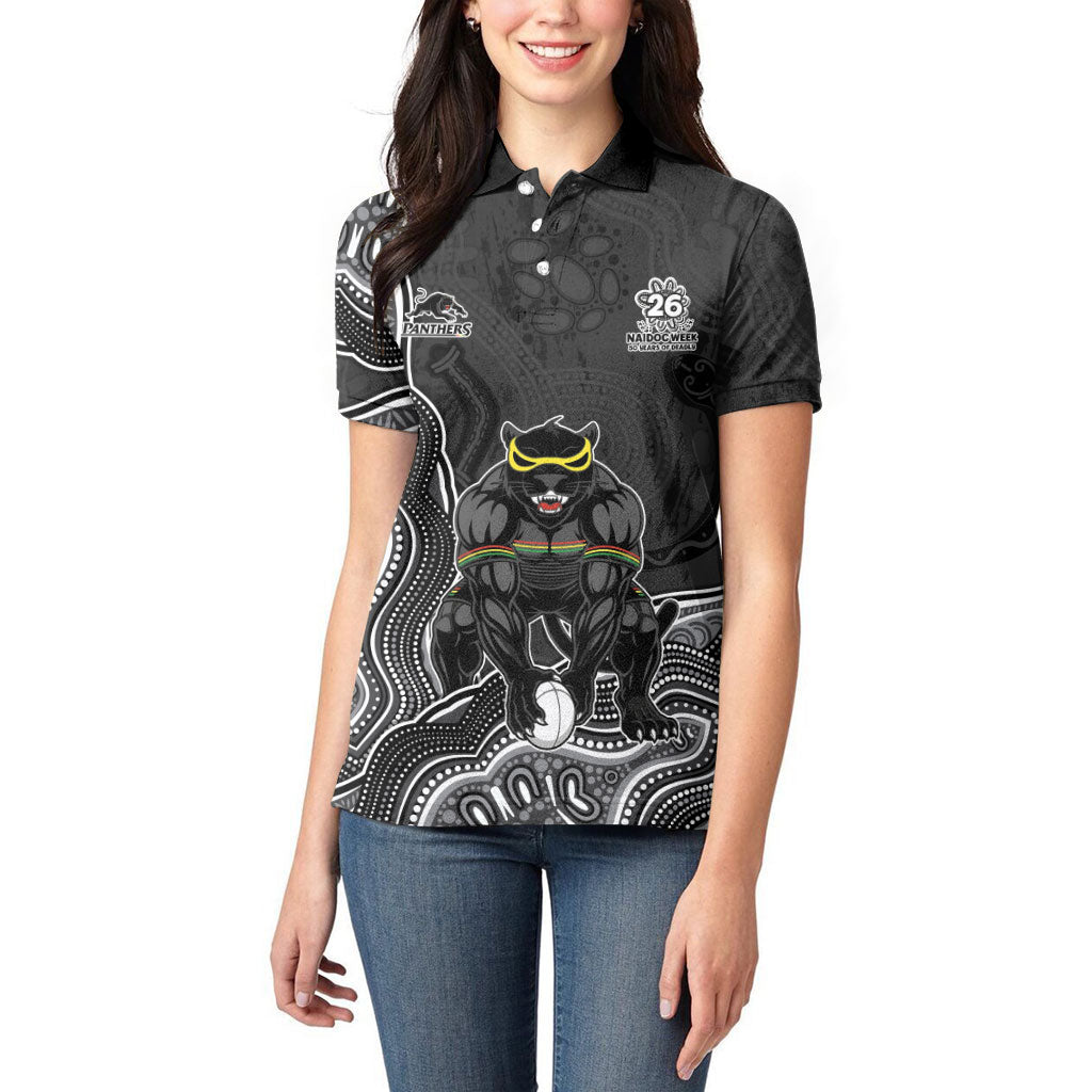 Penrith Panthers NAIDOC Week 2026 Women Polo Shirt First Nations of Australia Aboriginal Mascot Rugby