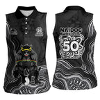 Penrith Panthers NAIDOC Week 2026 Women Sleeveless Polo Shirt First Nations of Australia Aboriginal Mascot Rugby