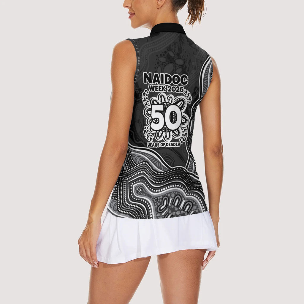 Penrith Panthers NAIDOC Week 2026 Women Sleeveless Polo Shirt First Nations of Australia Aboriginal Mascot Rugby