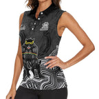 Penrith Panthers NAIDOC Week 2026 Women Sleeveless Polo Shirt First Nations of Australia Aboriginal Mascot Rugby
