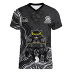 Penrith Panthers NAIDOC Week 2026 Women V-Neck T-Shirt First Nations of Australia Aboriginal Mascot Rugby