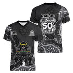 Penrith Panthers NAIDOC Week 2026 Women V-Neck T-Shirt First Nations of Australia Aboriginal Mascot Rugby