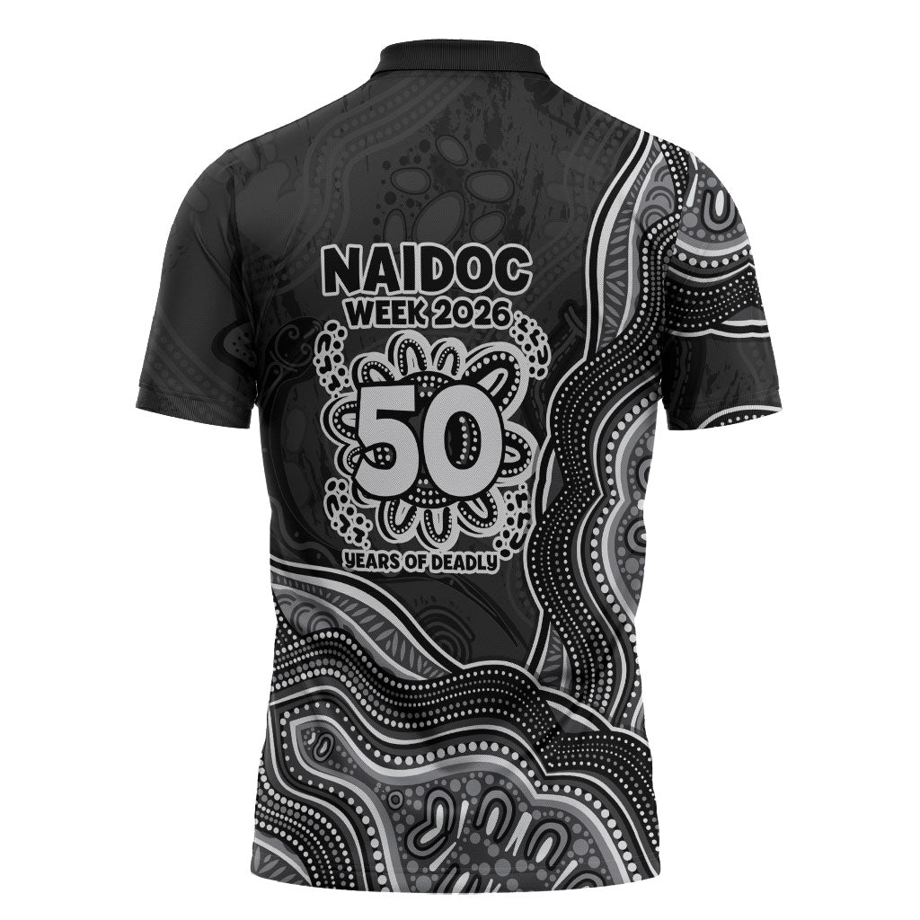 Penrith Panthers NAIDOC Week 2026 Zipper Polo Shirt First Nations of Australia Aboriginal Mascot Rugby