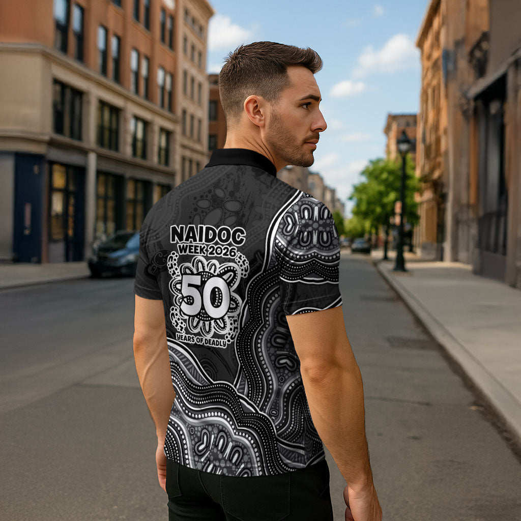 Penrith Panthers NAIDOC Week 2026 Zipper Polo Shirt First Nations of Australia Aboriginal Mascot Rugby