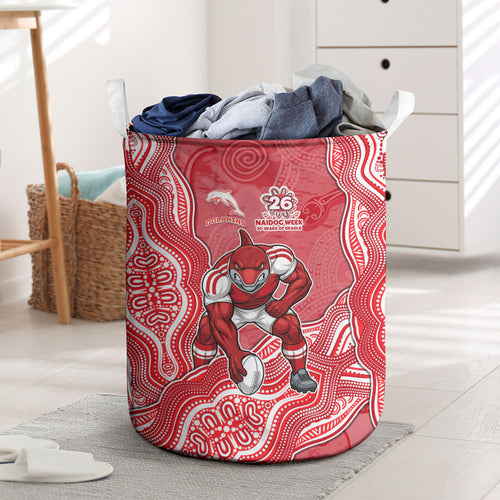 Dolphins NAIDOC Week 2026 Laundry Basket First Nations of Australia Aboriginal Mascot Rugby