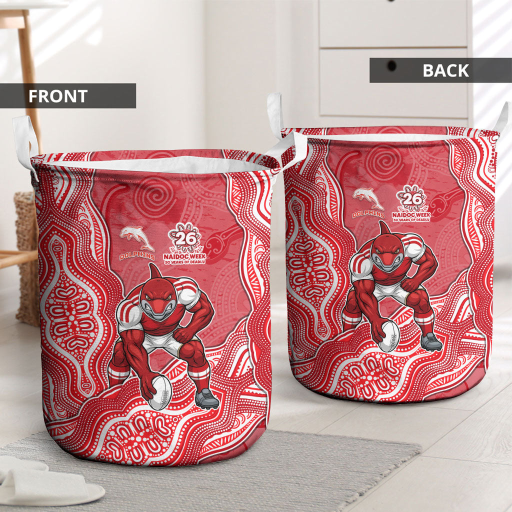 Dolphins NAIDOC Week 2026 Laundry Basket First Nations of Australia Aboriginal Mascot Rugby
