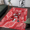 Dolphins NAIDOC Week 2026 Area Rug First Nations of Australia Aboriginal Mascot Rugby