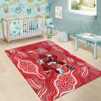 Dolphins NAIDOC Week 2026 Area Rug First Nations of Australia Aboriginal Mascot Rugby