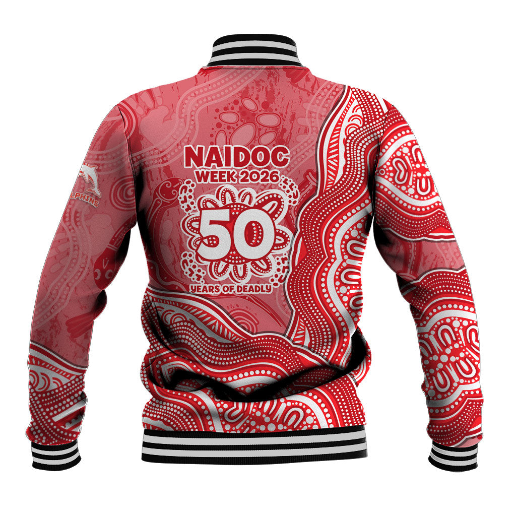 Dolphins NAIDOC Week 2026 Baseball Jacket First Nations of Australia Aboriginal Mascot Rugby