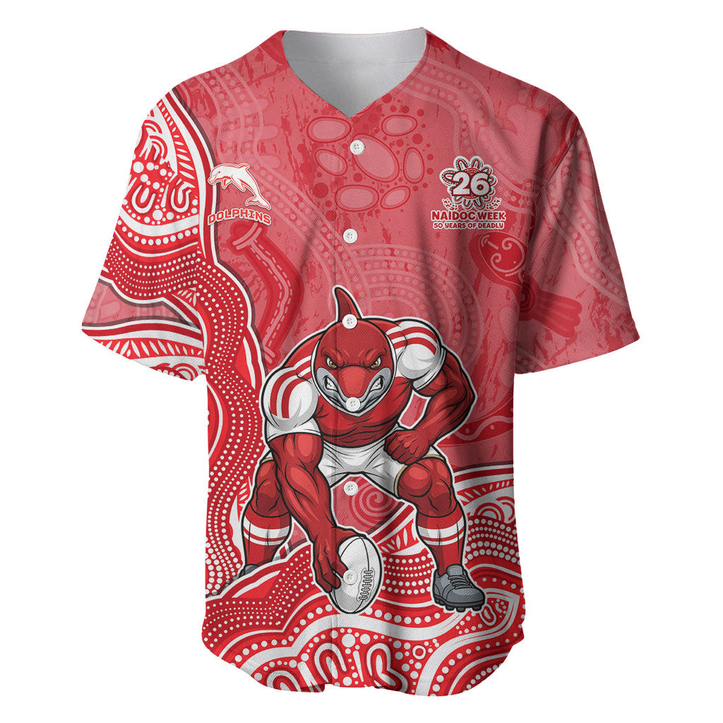 Dolphins NAIDOC Week 2026 Baseball Jersey First Nations of Australia Aboriginal Mascot Rugby