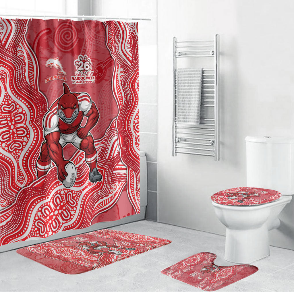 Dolphins NAIDOC Week 2026 Bathroom Set First Nations of Australia Aboriginal Mascot Rugby