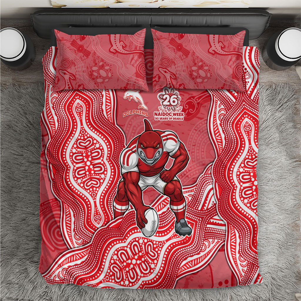 Dolphins NAIDOC Week 2026 Bedding Set First Nations of Australia Aboriginal Mascot Rugby