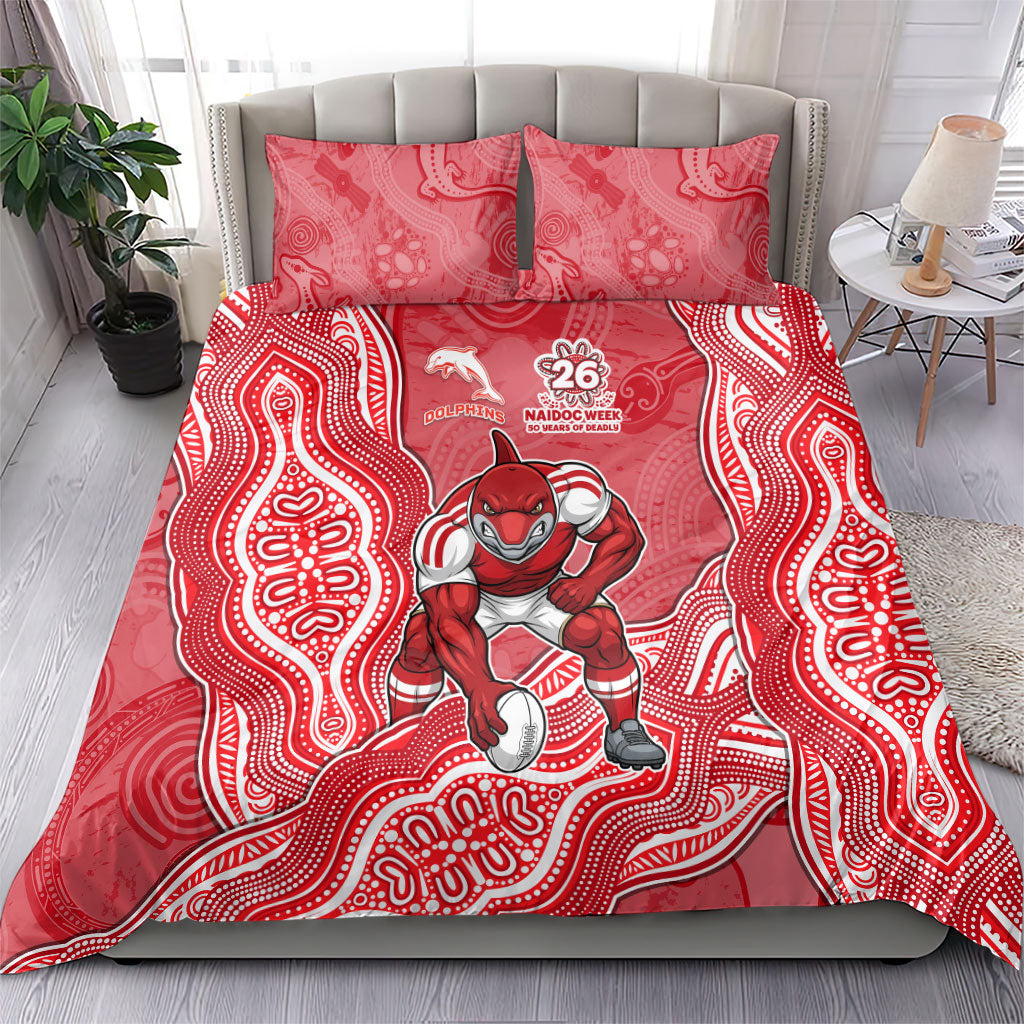 Dolphins NAIDOC Week 2026 Bedding Set First Nations of Australia Aboriginal Mascot Rugby