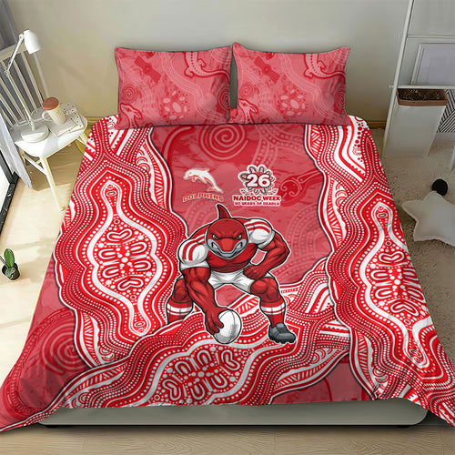 Dolphins NAIDOC Week 2026 Bedding Set First Nations of Australia Aboriginal Mascot Rugby
