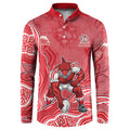 Dolphins NAIDOC Week 2026 Button Sweatshirt First Nations of Australia Aboriginal Mascot Rugby