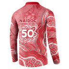 Dolphins NAIDOC Week 2026 Button Sweatshirt First Nations of Australia Aboriginal Mascot Rugby