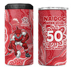 Dolphins NAIDOC Week 2026 4 in 1 Can Cooler Tumbler First Nations of Australia Aboriginal Mascot Rugby