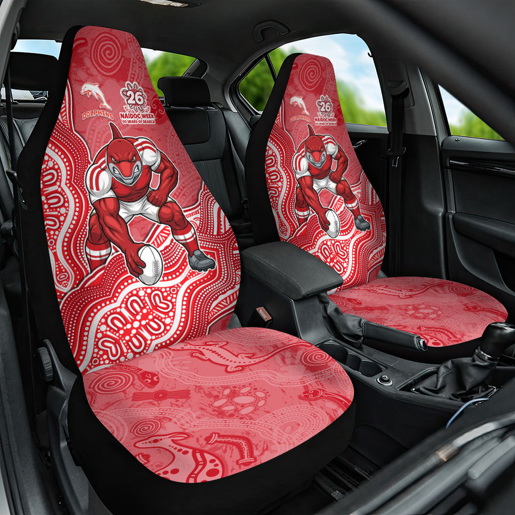 Dolphins NAIDOC Week 2026 Car Seat Cover First Nations of Australia Aboriginal Mascot Rugby