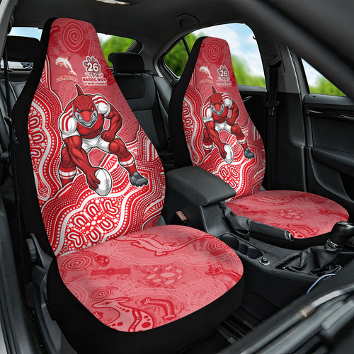Dolphins NAIDOC Week 2026 Car Seat Cover First Nations of Australia Aboriginal Mascot Rugby