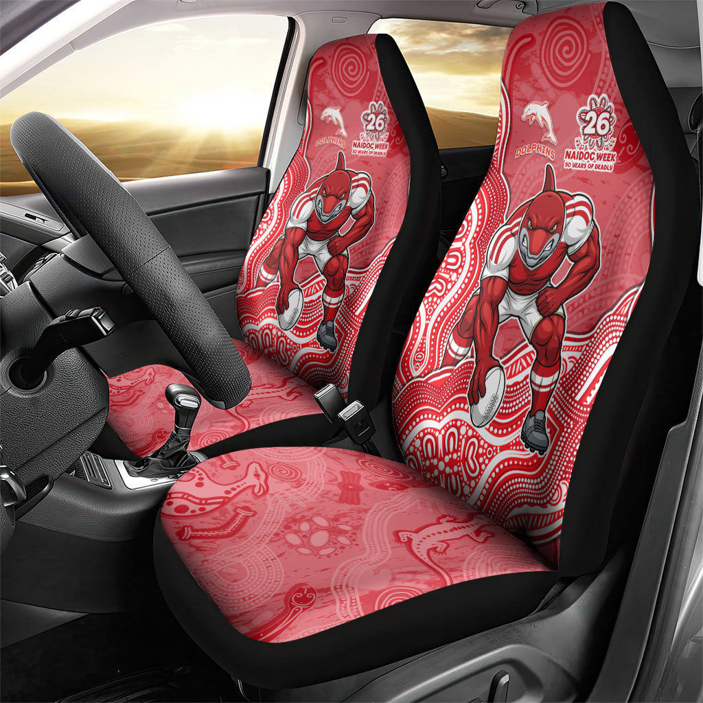 Dolphins NAIDOC Week 2026 Car Seat Cover First Nations of Australia Aboriginal Mascot Rugby