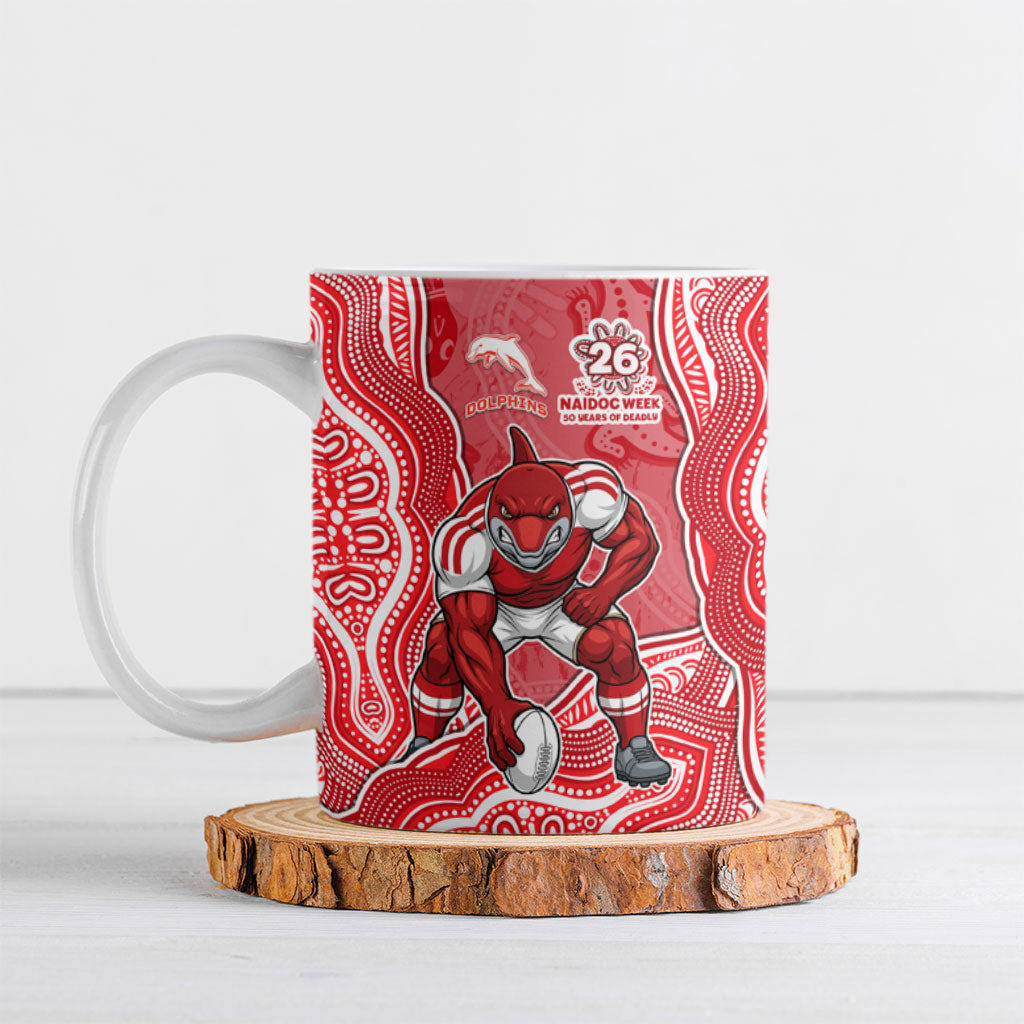 Dolphins NAIDOC Week 2026 Ceramic Mug First Nations of Australia Aboriginal Mascot Rugby