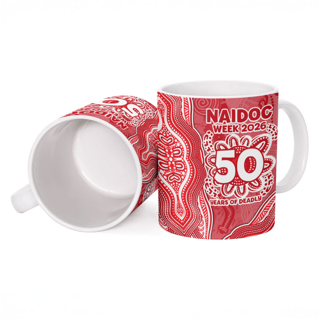 Dolphins NAIDOC Week 2026 Ceramic Mug First Nations of Australia Aboriginal Mascot Rugby