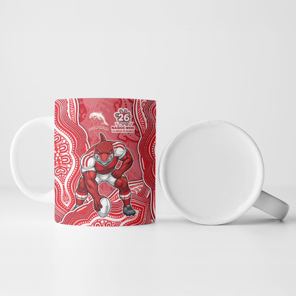 Dolphins NAIDOC Week 2026 Ceramic Mug First Nations of Australia Aboriginal Mascot Rugby