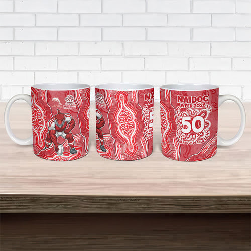 Dolphins NAIDOC Week 2026 Ceramic Mug First Nations of Australia Aboriginal Mascot Rugby