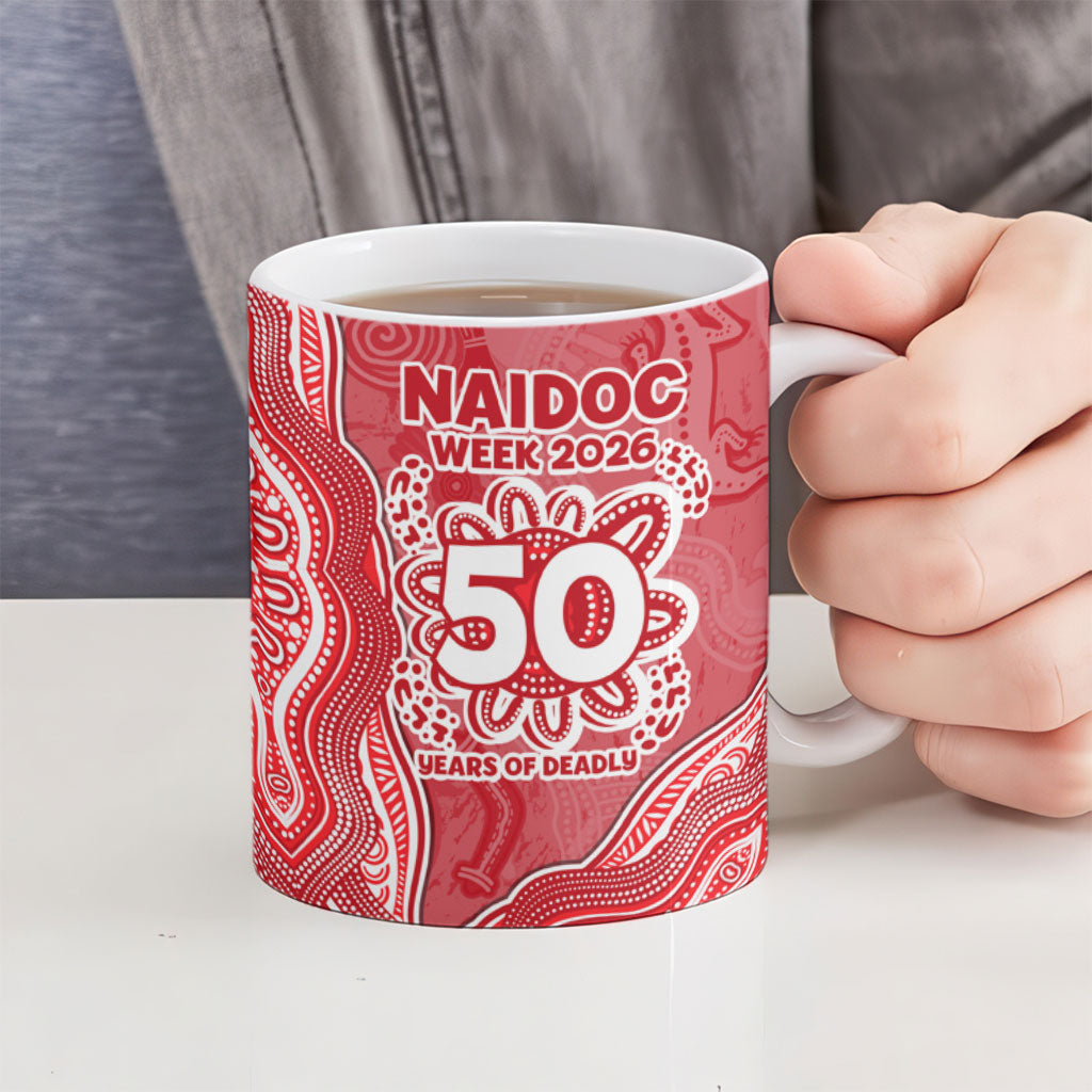 Dolphins NAIDOC Week 2026 Ceramic Mug First Nations of Australia Aboriginal Mascot Rugby