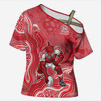 Dolphins NAIDOC Week 2026 Cross Shoulder Shirt First Nations of Australia Aboriginal Mascot Rugby