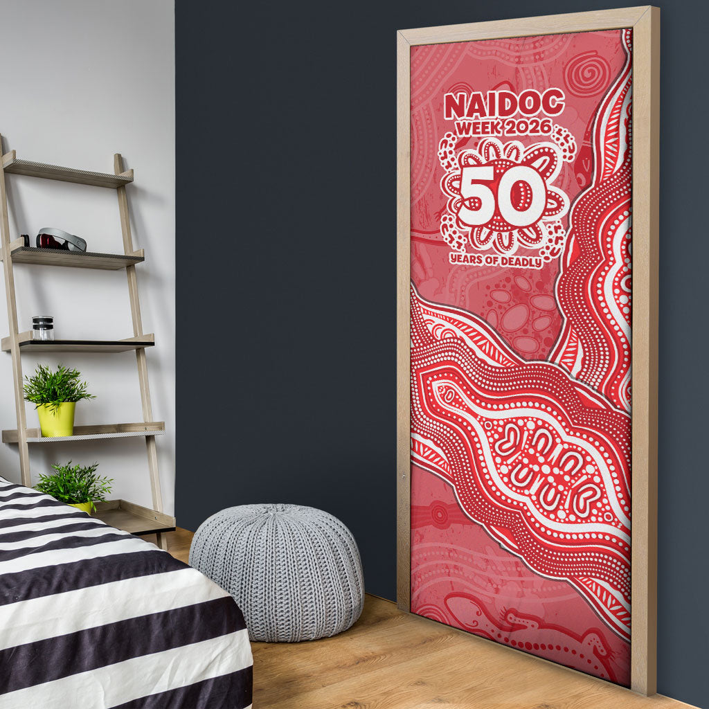 Dolphins NAIDOC Week 2026 Door Cover First Nations of Australia Aboriginal Mascot Rugby