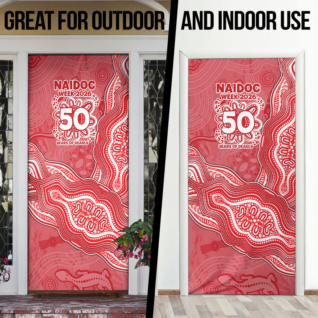 Dolphins NAIDOC Week 2026 Door Cover First Nations of Australia Aboriginal Mascot Rugby