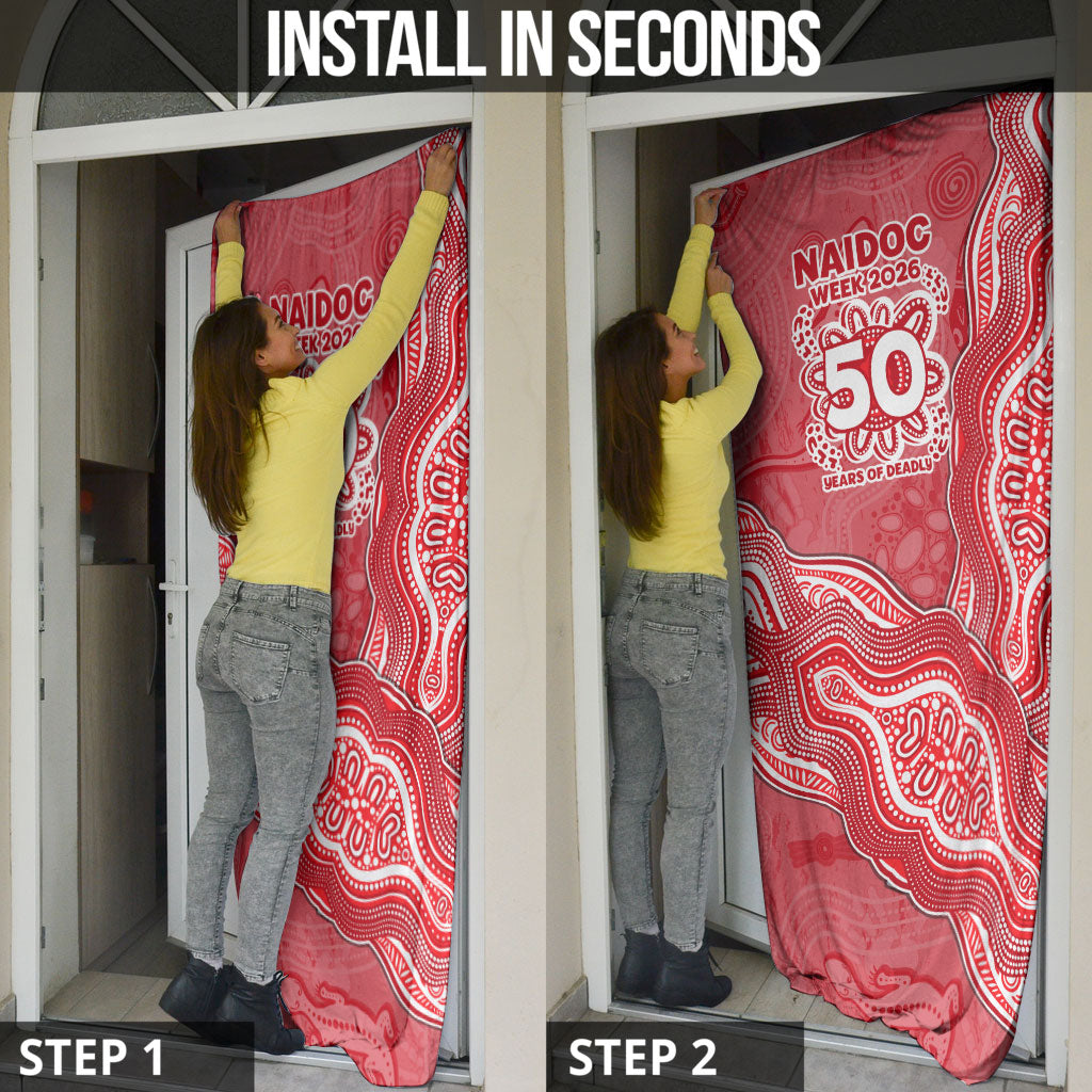 Dolphins NAIDOC Week 2026 Door Cover First Nations of Australia Aboriginal Mascot Rugby