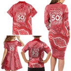 Dolphins NAIDOC Week 2026 Family Matching Long Sleeve Bodycon Dress and Hawaiian Shirt First Nations of Australia Aboriginal Mascot Rugby
