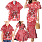 Dolphins NAIDOC Week 2026 Family Matching Mermaid Dress and Hawaiian Shirt First Nations of Australia Aboriginal Mascot Rugby