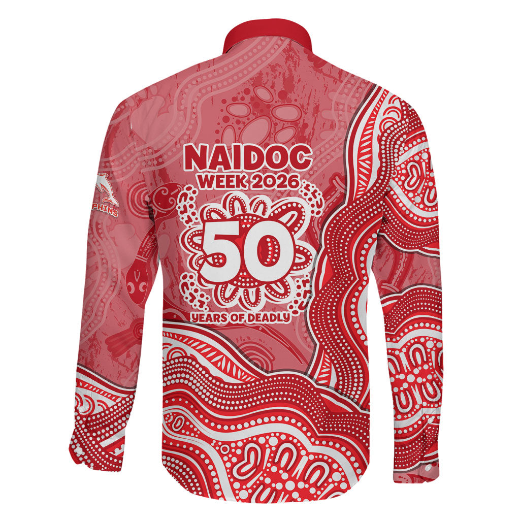 Dolphins NAIDOC Week 2026 Family Matching Off Shoulder Short Dress and Hawaiian Shirt First Nations of Australia Aboriginal Mascot Rugby