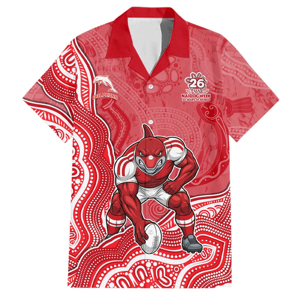Dolphins NAIDOC Week 2026 Family Matching Puletasi and Hawaiian Shirt First Nations of Australia Aboriginal Mascot Rugby