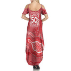 Dolphins NAIDOC Week 2026 Family Matching Summer Maxi Dress and Hawaiian Shirt First Nations of Australia Aboriginal Mascot Rugby