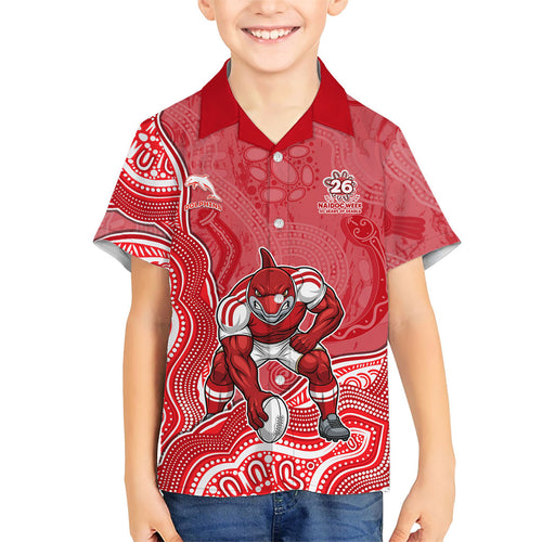 Dolphins NAIDOC Week 2026 Hawaiian Shirt First Nations of Australia Aboriginal Mascot Rugby