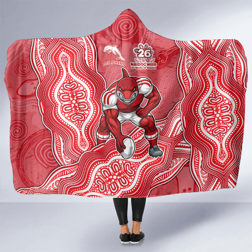 Dolphins NAIDOC Week 2026 Hooded Blanket First Nations of Australia Aboriginal Mascot Rugby