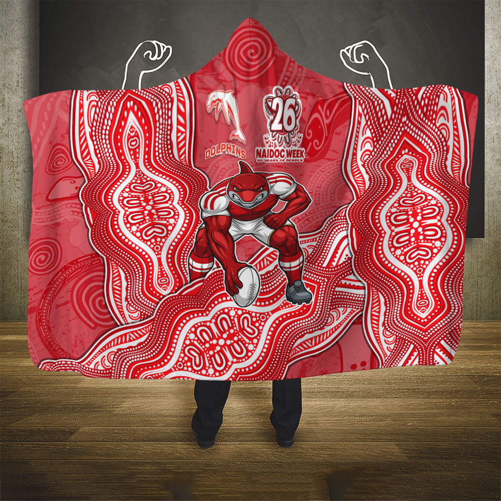 Dolphins NAIDOC Week 2026 Hooded Blanket First Nations of Australia Aboriginal Mascot Rugby