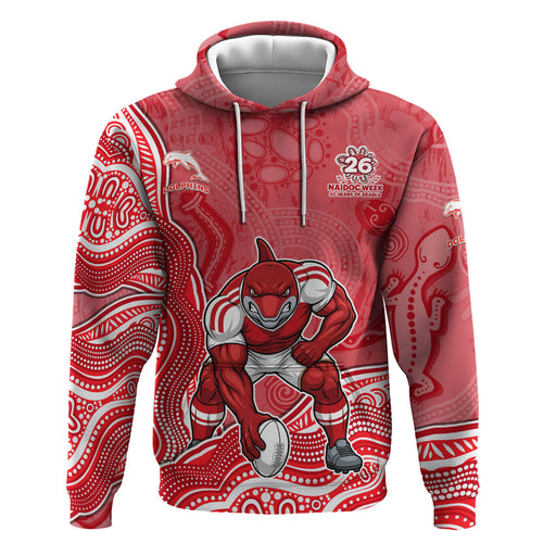 Dolphins NAIDOC Week 2026 Hoodie First Nations of Australia Aboriginal Mascot Rugby