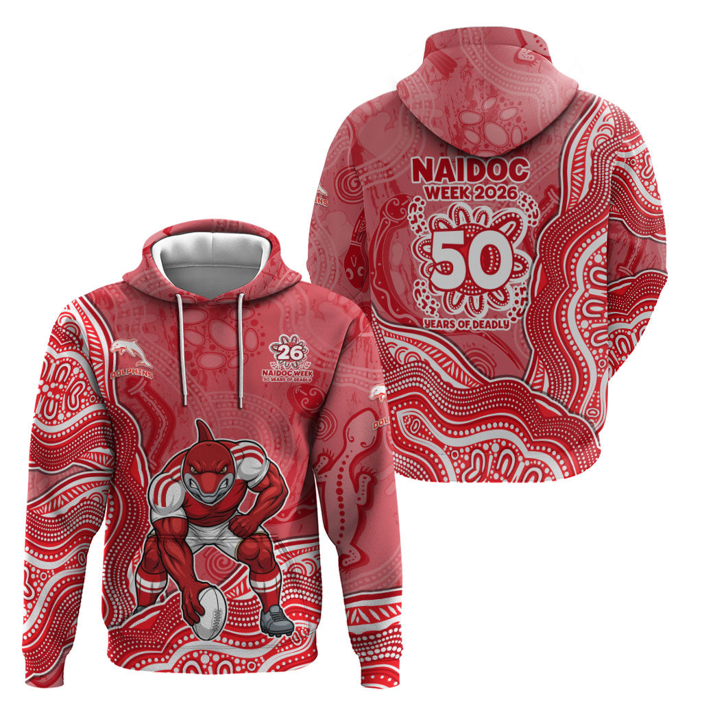 Dolphins NAIDOC Week 2026 Hoodie First Nations of Australia Aboriginal Mascot Rugby