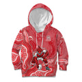 Dolphins NAIDOC Week 2026 Kid Hoodie First Nations of Australia Aboriginal Mascot Rugby