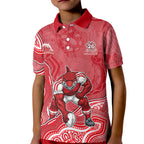 Dolphins NAIDOC Week 2026 Kid Polo Shirt First Nations of Australia Aboriginal Mascot Rugby