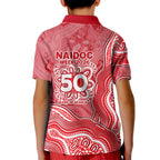 Dolphins NAIDOC Week 2026 Kid Polo Shirt First Nations of Australia Aboriginal Mascot Rugby