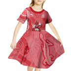 Dolphins NAIDOC Week 2026 Kid Short Sleeve Dress First Nations of Australia Aboriginal Mascot Rugby
