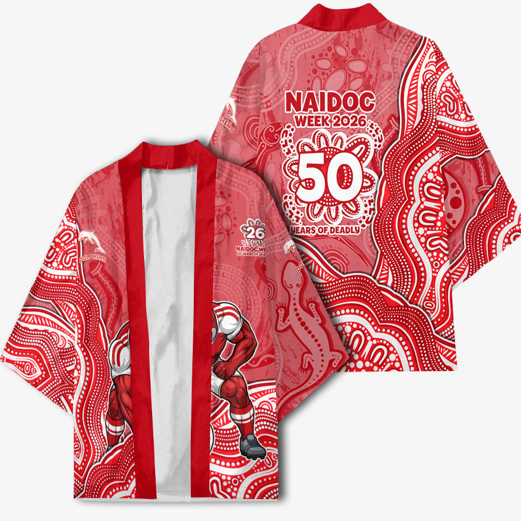 Dolphins NAIDOC Week 2026 Kimono First Nations of Australia Aboriginal Mascot Rugby